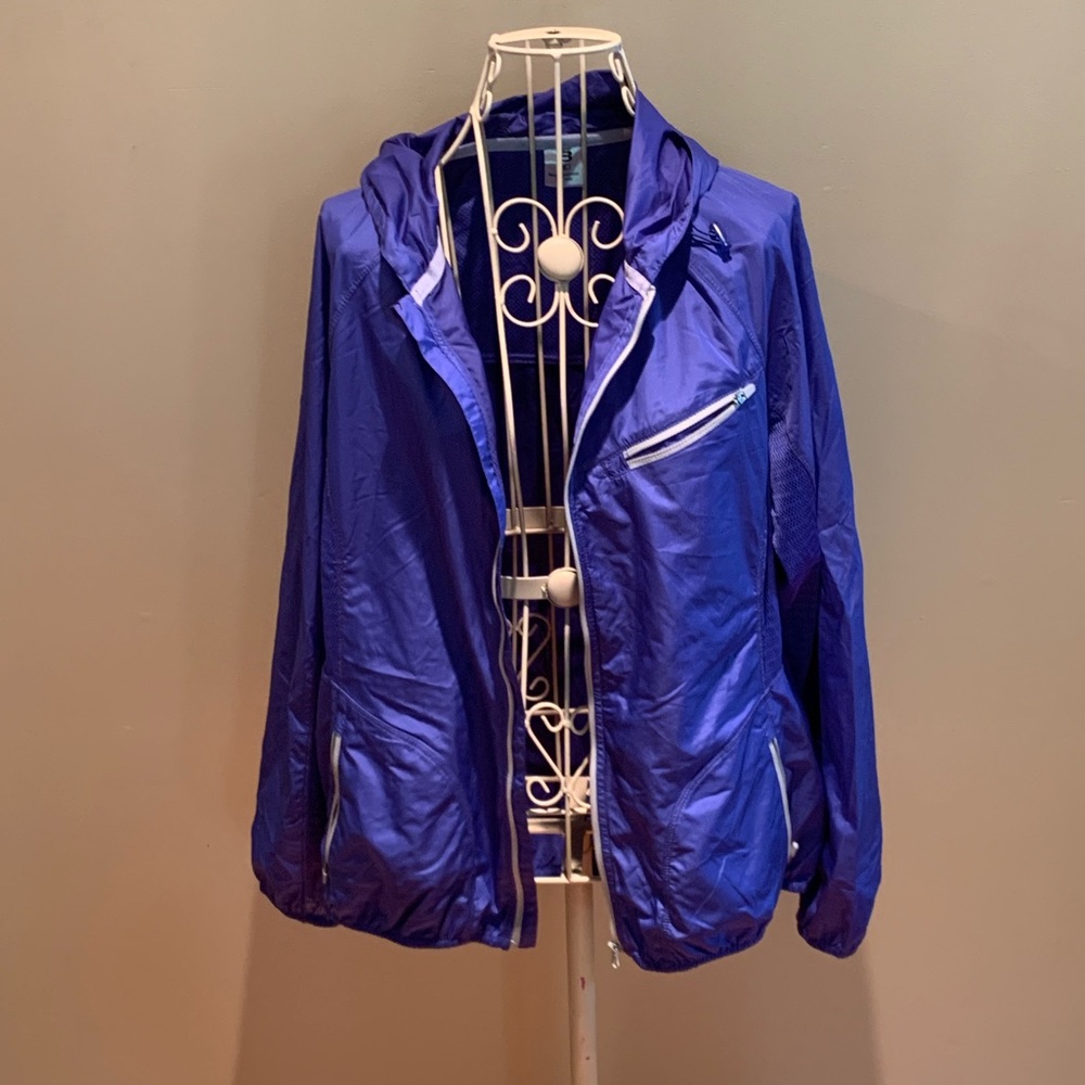 LAYER 8 Windbreaker - Purple Zip-Up with Pockets